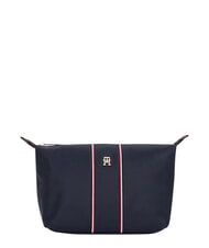 TOMMY HILFIGER TH ICON Kosmetiktasche, Ledermix - Beauty-Case