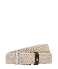 TOMMY HILFIGER ADAN G&uuml;rtel Hafermilch / Federwei&szlig;e Mischung - G&uuml;rtel - 1