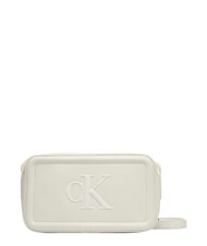 CALVIN KLEIN BOLD MONOGRAM Mini-Umh&auml;ngetasche Wei&szlig;es Steinkraut - Damentaschen - 1