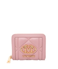 LOVE MOSCHINO EMBOSSED Mittelgro&szlig;e Geldb&ouml;rse mit Rei&szlig;verschluss - Brieftaschen Damen