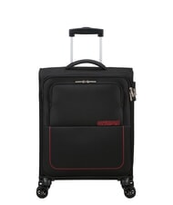 AMERICAN TOURISTER AIR WAVE Handgep&auml;cktrolley SCHWARZ ROT - Handgep&auml;ck - 1