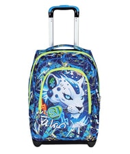 SJGANG CUCCIOLI 2-r&auml;driger Trolley-Rucksack, fest montiert - Rucks&auml;cke mit Trolleyfunktion