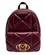 LOVE MOSCHINO EMBOSSED Rucksack mit Vordertasche - Damentaschen