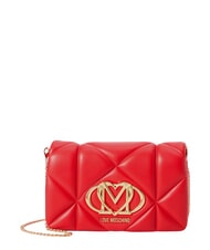 LOVE MOSCHINO EMBOSSED Kleine Schultertasche mit Kette - Damentaschen