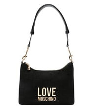 LOVE MOSCHINO PATCHY Umh&auml;ngetasche Schwarz - Damentaschen - 1