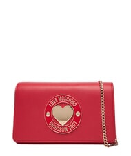 LOVE MOSCHINO SMART DAILY Clutch mit Metall-Schultergurt - Damentaschen