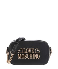 LOVE MOSCHINO LOVELY LOVE Mini-Koffertasche mit Schultergurt Schwarz - Damentaschen - 1