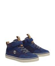 TIMBERLAND STONE JUMP MID Sneaker aus gemischtem Leder dunkelblau - Kinderschuhe - 1