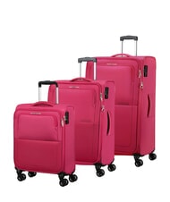 AMERICAN TOURISTER AIR WAVE Kabinen- + Mittel- + Gro&szlig;-Trolley-Set - Trolleyset
