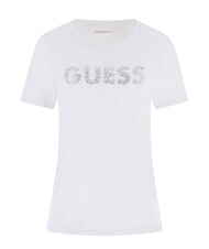 GUESS STUDS SCRIPT Kurzarm-T-Shirt - T-Shirts und Tops f&uuml;r Damen