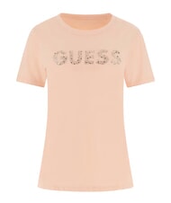 GUESS STUDS SCRIPT Kurzarm-T-Shirt - T-Shirts und Tops f&uuml;r Damen