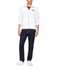TOMMY HILFIGER TH Lang&auml;rmeliges Sweatshirt Wei&szlig; - Sweatshirts Herren - 1