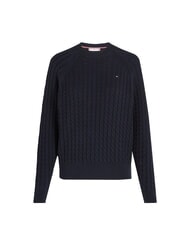 TOMMY HILFIGER TH Baumwollpullover mit Rundhalsausschnitt W&uuml;stenhimmel - Damenpullover - 1