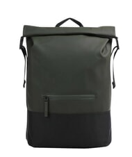 RAINS TRAIL ROLLTOP 13" Laptop-Rucksack Gr&uuml;n - Rucks&auml;cke f&uuml;r Schule &amp; Freizeit - 1