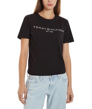 TOMMY HILFIGER TH 1985 Baumwoll-T-Shirt - T-Shirts und Tops f&uuml;r Damen