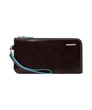 PIQUADRO BLUE SQUARE Brieftasche / Clutch aus Leder - Damentaschen