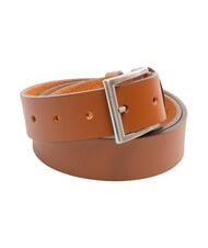 TIMBERLAND DOUBLE LOOP Verk&uuml;rzbarer Lederg&uuml;rtel Cognac - G&uuml;rtel - 1