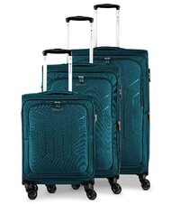 R RONCATO HEXA SOFT Erweiterbare Kabine + Mittlerer + Gro&szlig;er Trolley-Satz Gr&uuml;n - Trolleyset - 1