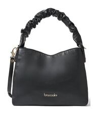 BRACCIALINI NAOMI Schultertasche mit Schultergurt Schwarz - Damentaschen - 1