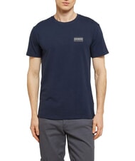 BIKKEMBERGS BASIC Kurz&auml;rmeliges T-Shirt mit Rundhalsausschnitt Marine - Herren-T-Shirts - 1