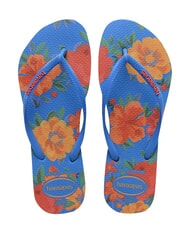 HAVAIANAS SLIM SUMMER BLISS Flip-Flops strahlend blau - Damenschuhe - 1
