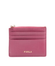 FURLA GARDENIA Flaches Kartenetui aus Leder - Brieftaschen Damen