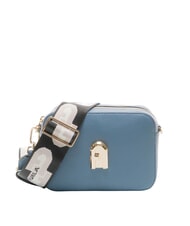 FURLA GARDENIA Kameratasche aus Leder mit Keria-Print - Damentaschen