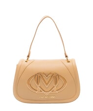LOVE MOSCHINO LOGO Schultertasche mit Schultergurt Beige - Damentaschen - 1