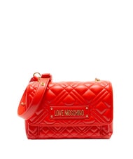 LOVE MOSCHINO QUILTED Umh&auml;ngetasche ROT - Damentaschen - 1