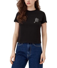 CALVIN KLEIN SCRIPT INSTITUTIONAL Kurzarm-T-Shirt - T-Shirts und Tops f&uuml;r Damen
