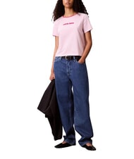 CALVIN KLEIN SS RETRO LOGO GRAPHI Kurzarm-T-Shirt - T-Shirts und Tops f&uuml;r Damen