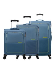 AMERICAN TOURISTER AIR WAVE Kabinen- + Mittel- + Gro&szlig;-Trolley-Set - Trolleyset