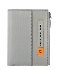 PIQUADRO PQ-BIOS Faltbares M&uuml;nzportemonnaie aus recyceltem Nylon - Brieftaschen Herren