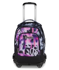 SEVEN BUZZY NOTE GIRL Trolley-Rucksack, geteilt und abnehmbar - Rucks&auml;cke mit Trolleyfunktion