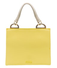 FURLA LINEA FUTURA Mini-Ledertasche mit Schultergurt Zitronenschale + Greige + Salbei C + Marmor C - Damentaschen - 1