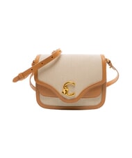 COCCINELLE C-ME CANVAS Mini-Schultertasche aus Leder - Damentaschen