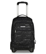 INVICTA PLUG FANTASY Abnehmbarer Trolley-Rucksack schwarzer Doodle - Rucks&auml;cke mit Trolleyfunktion - 1