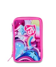 SJGANG SOFT POUCH GIRL Federm&auml;ppchen mit Schulset rosa Puppe - Etuis und Zubeh&ouml;r - 1