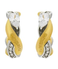 GUESS TWIST Stahlohrringe Gelbgold/Rhodium - Ohrringe - 1