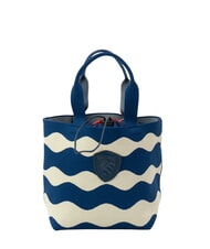 BLAUER KNITTED Handtasche mit Schulterriemen - Damentaschen