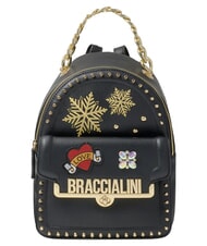 BRACCIALINI ROCK Rucksack mit vorderer Cliptasche - Damentaschen