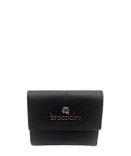BRACCIALINI BASIC Kleine Lederbrieftasche mit Klappe - Brieftaschen Damen