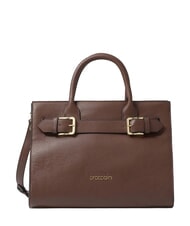 BRACCIALINI HELLEN Lederhandtasche mit Schulterriemen braun - Damentaschen - 1