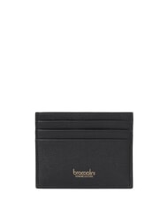 BRACCIALINI BASIC Flaches Kartenetui aus Leder - Brieftaschen Damen