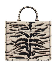 BRACCIALINI WINTER XL-Handtasche mit zwei Henkeln Tiger - Damentaschen - 1
