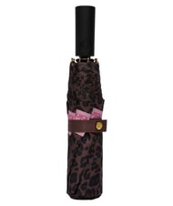 BRACCIALINI BASIC Mini-Regenschirm mit automatischer &Ouml;ffnung Leopard - Regenschirme - 1