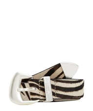 TOMMY HILFIGER TJW ZEBRA Ponyfellg&uuml;rtel - G&uuml;rtel