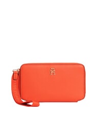 TOMMY HILFIGER TH LOGOTAPE Rei&szlig;verschluss-Geldb&ouml;rse rustikaler Lehm - Brieftaschen Damen - 1