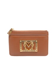 LOVE MOSCHINO LOCKED IN GOLD  Geldb&ouml;rse Kastanie - Brieftaschen Damen - 1