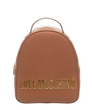 LOVE MOSCHINO BOLD LOVE Kleiner Rucksack mit gepr&auml;gtem Logo Kastanie - Damentaschen - 1